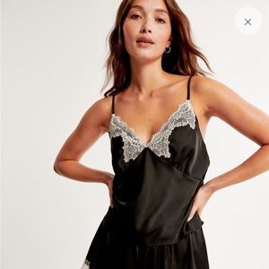 NWT Abercrombie & Fitch silk lace cami